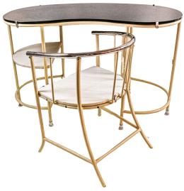 312 - MESA DE CONSULTORIO MÉDICO CON SILLA