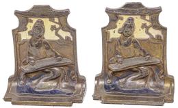 945 - PAREJA DE APOYALIBROS DEL PRIMER TERCIO DEL S.XX