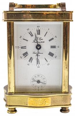 865 - RELOJ DE VIAJE FRANCÉS DEL PRIMER CUARTO DE SIGLO XX