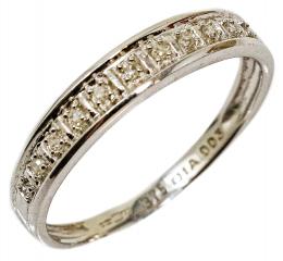 92 - ANILLO MEDIA ALIANZA DE BRILLANTES