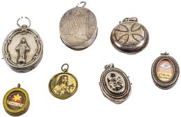 960 - COLECCIÓN DE RELICARIOS DEL S.XVIII-XIX