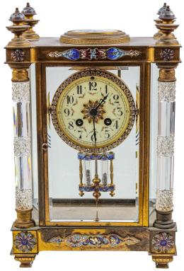 859 - RELOJ DE SOBREMESA  DE FINALES DEL SIGLO XIX