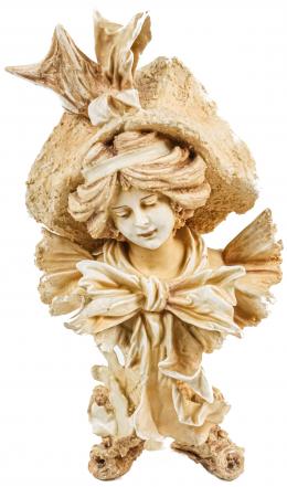 475 - FIGURA ART NOUVEAU EN PORCELANA BOHEMIA