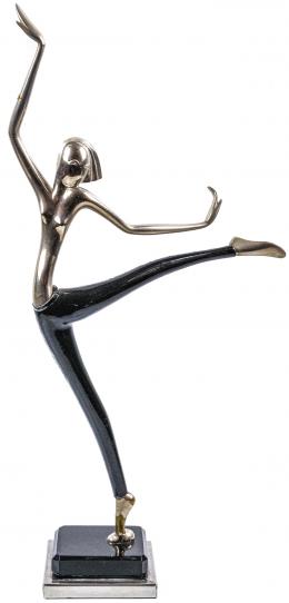 912 - FIGURA DE METAL CROMADO DE LA PRIMERA MITAD DEL S.XX