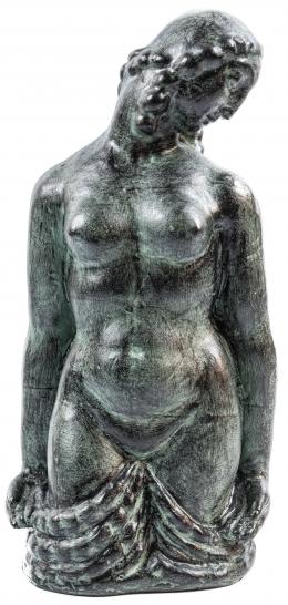 487 - FIGURA EN TERRACOTA AHUMADA DE QUART