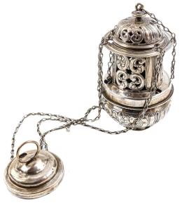 793 - INCENSARIO DE PLATA DEL SIGLO XVIII