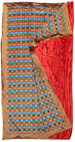 870 - COLCHA DE SEDA DE JAIPUR
