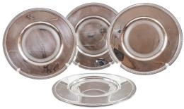 1055 - SEIS PLATOS DE RESPETO CHRISTOFLE