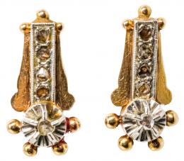 176 - PENDIENTES DE FLES. DEL S.XIX
