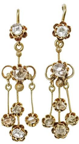 132 - PENDIENTES LARGOS DEL S.XIX