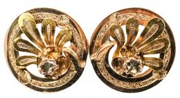 117 - PENDIENTES ALFONSINOS DEL S.XIX