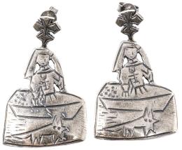 186 - PENDIENTES PICASSO