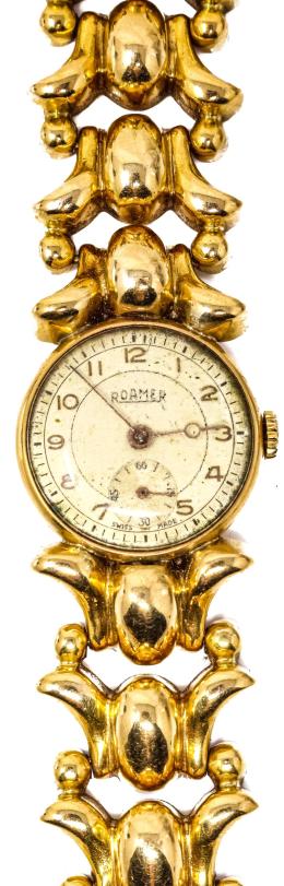 154 - RELOJ DE PULSERA ROAMER AÑOS 40