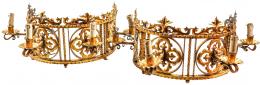 1026 - PAREJA DE APLIQUES DE PARED DEL PRIMER TERCIO DEL S.XX