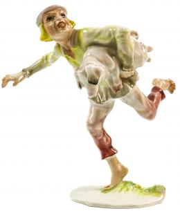 481 - FIGURA EN PORCELANA "HUTSCHENREUTHER" DE MEDIADOS DEL S.XX