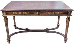 313 - MESA DE DESPACHO BOULLE DE FINALES DEL S.XIX