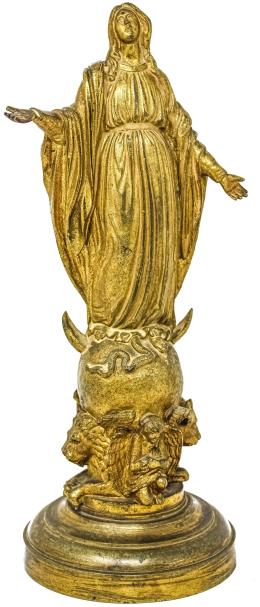 843 - FIGURA DE BRONCE "INMACULADA"