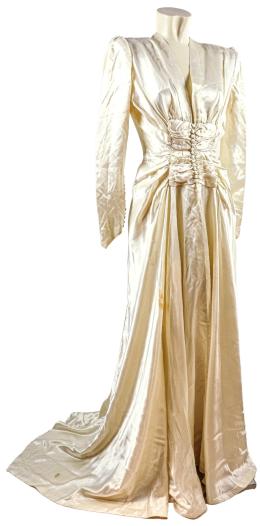819 - VESTIDO DE NOVIA AÑOS 40