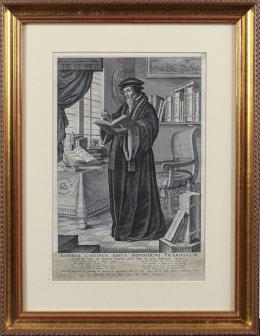 235 - GRABADO ENMARCADO DEL S.XVII