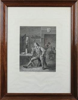 234 - GRABADO ENMARCADO DEL S.XIX
