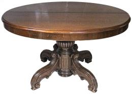 359 - MESA DE COMEDOR DE FINALES DEL SIGLO XIX