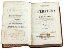 305 - "ELEMENTOS DE LITERATURA"