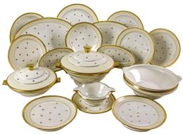 482 - VAJILLA DE PORCELANA DE LIMOGES DE MEDIADOS DE S. XX