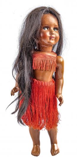 204 - MUÑECA TORTUGA DE MEDIADOS DEL S.XX