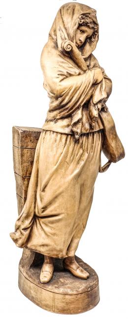835 - FIGURA EN TERRACOTA DEL PPS. DEL S.XX