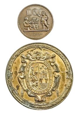 383 - DOS MEDALLAS CONMEMORATIVAS