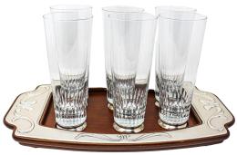 28 - CONJUNTO DE SEIS VASOS PARA WHISKY DEL ÚLTIMO CUARTO S.XX