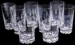 29 - CONJUNTO DE VASOS PARA WHISKY Y COMBINADO EN CRISTAL