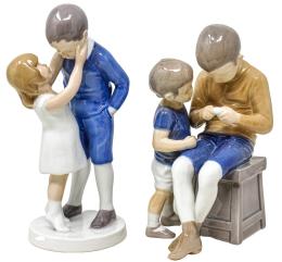 460 - DOS FIGURAS EN PORCELANA DANESA "BING & GRONDHAL"