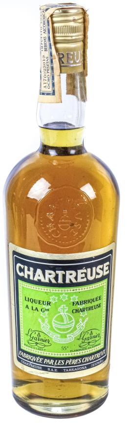 968 - BOTELLA DE "CHARTREUSE" VERDE