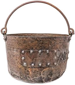 943 - OLLA EN COBRE DE FINALES DEL S.XIX