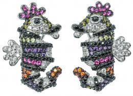 169 - PENDIENTES CABALLITO DE MAR