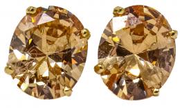 123 - PENDIENTES CON CUARZO NARANJA