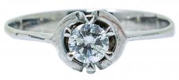 35 - ANILLO SOLITARIO CON BRILLANTE