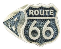 33 - ANILLO SELLO "ROUTE 66"
