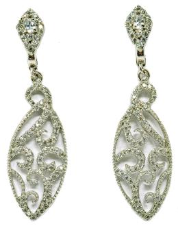 135 - PENDIENTES LARGOS CON CIRCONITAS
