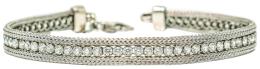 160 - PULSERA DE PLATA CON CIRCONITAS
