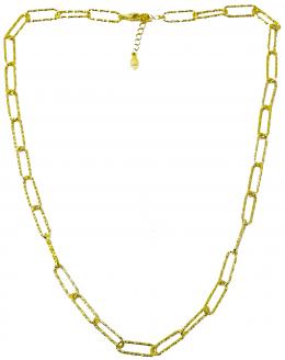 79 - COLLAR EN PLATA SOBREDORADA