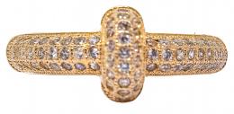 18 - ANILLO DE PLATA CON CIRCONITAS