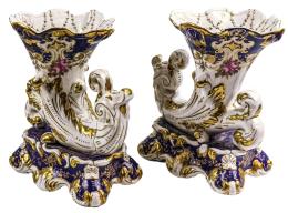 478 - PAREJA DE JARRONES EN PORCELANA