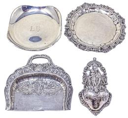 700 - CONJUNTO DE OBJETOS DE PLATA DE MEDIADOS DE SIGLO XX