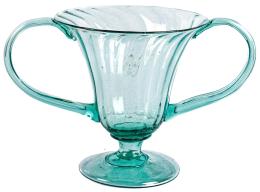 28 - COPA DE CRISTAL SOPLADO DE MEDIADOS DE SIGLO XX