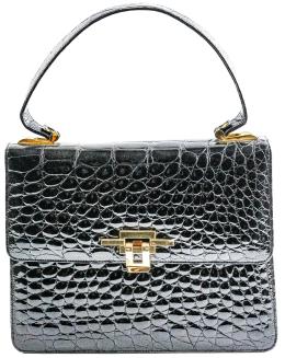 738 - BOLSO DE COCODRILO AÑOS 60