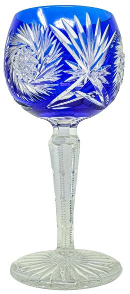 34 - GRAN COPA DECORATIVA EN CRISTAL TALLADO DE MEDIADOS S.XX