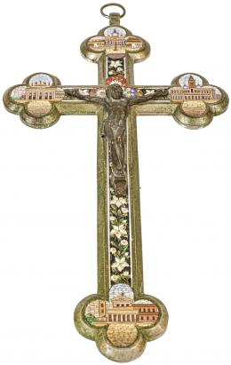 902 - CRUCIFIJO ITALIANO DE MEDIADOS DE SIGLO XX