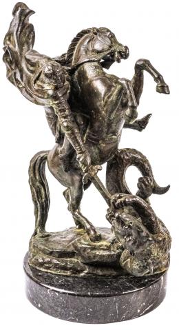 840 - ESCULTURA EN BRONCE PATINADO